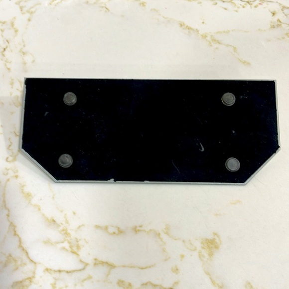 VINTAGE CELLINI COLLECTION 3 FROSTED &. CRYSTAL PERFUME BOTTLES & VANITY MIRROR - Picture 5 of 10